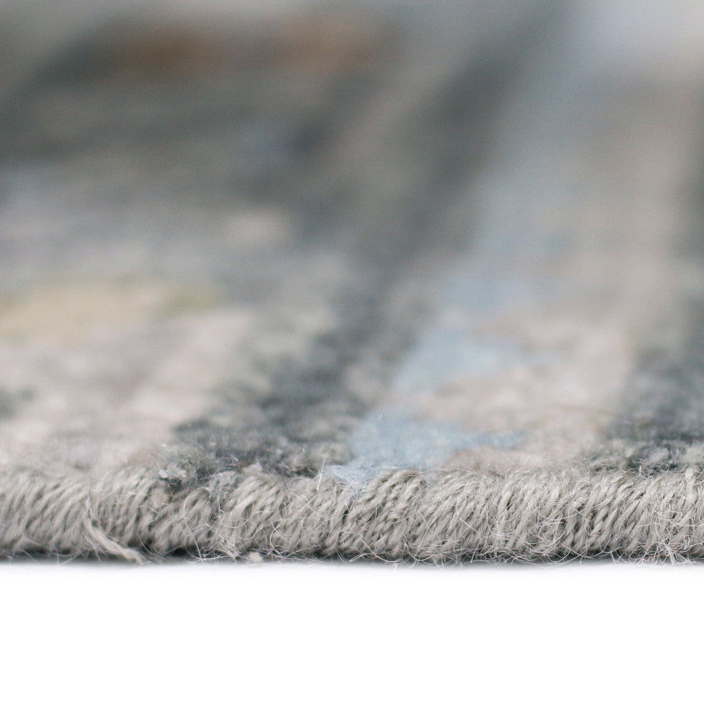 Bristol Maneux Area Rug Gray, 2'8" X 8'