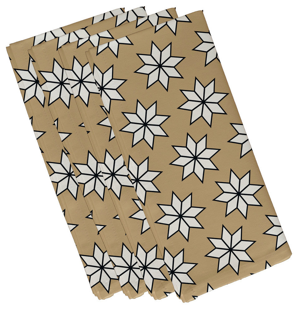 Decorative Holiday Napkin, Set of 4, Taupe