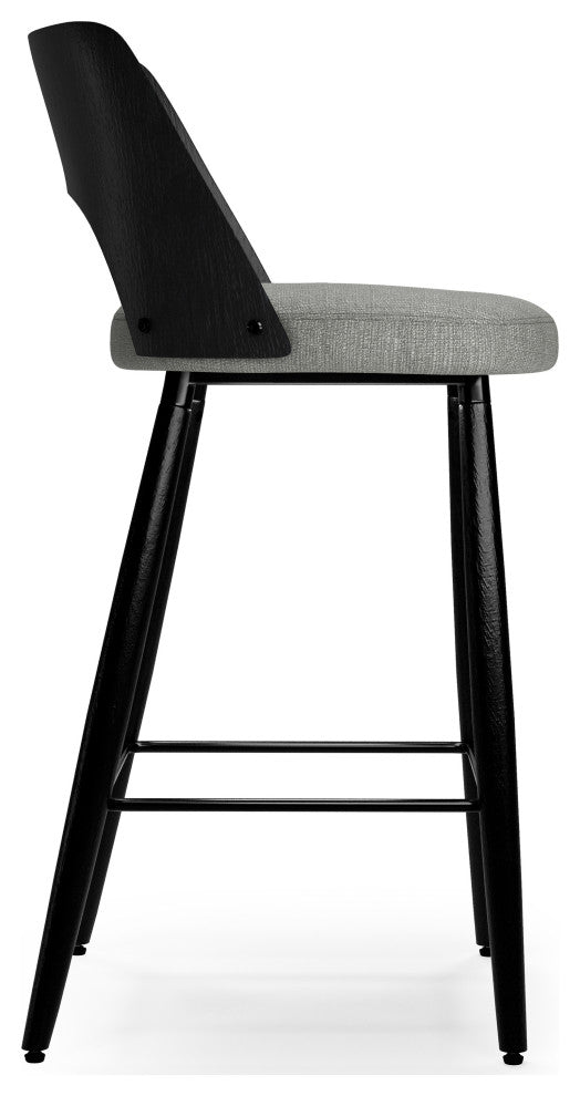 Callie Counter Height stool, Set of 2, Grey