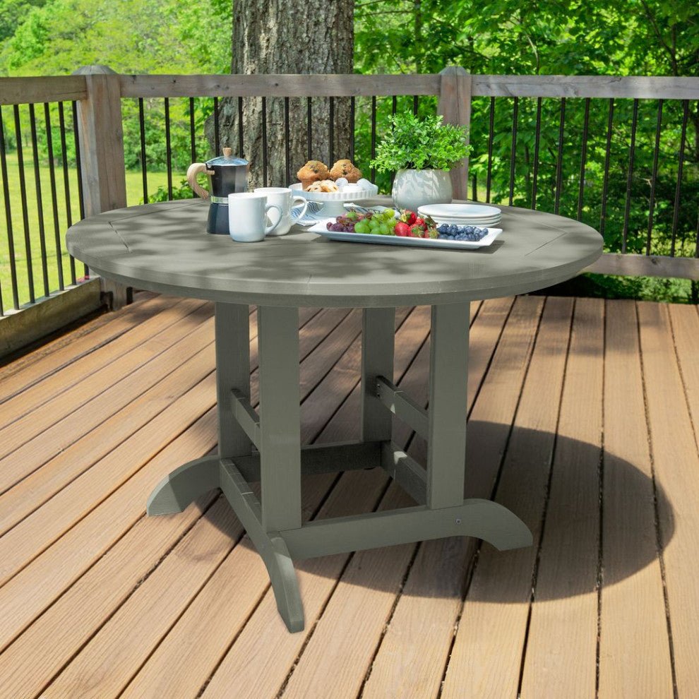 Round Dining Table, 48", Eucalyptus