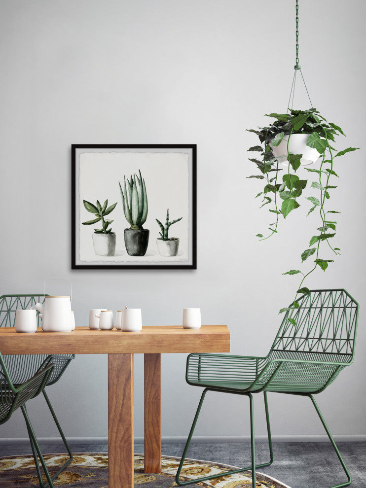 "Bring Nature Indoors" Framed Painting Print, 12x12
