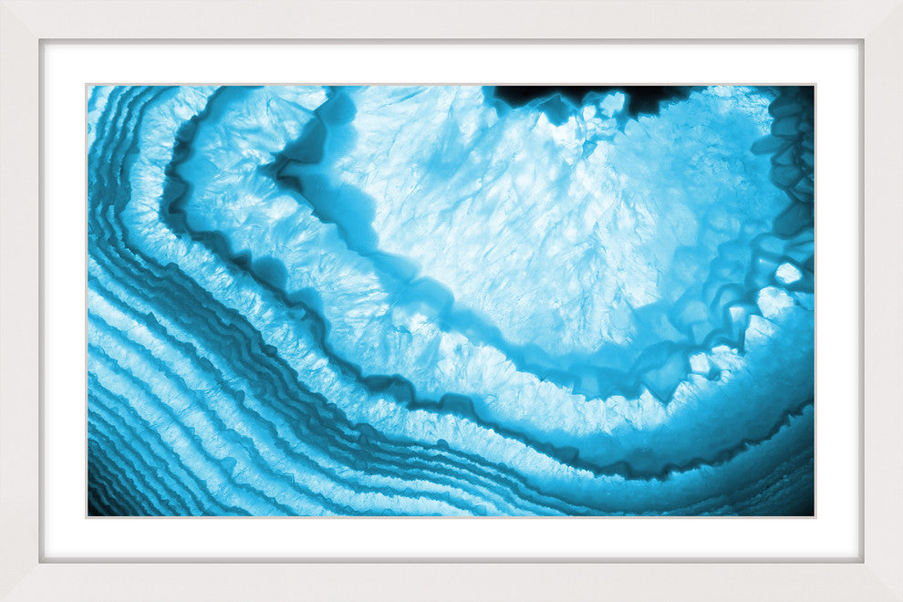 "Snow Ridges" Framed Art Print