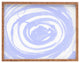 Amy Sia Swirl Pale Blue Rectangular Tray, 18"x14"