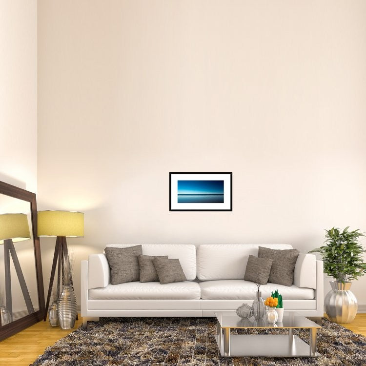 "The Blues" Framed Digital Print by Harmeet Marwaha, 30"x19"
