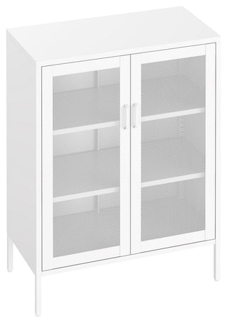 Alternate white-background full front view with mesh doors.
