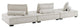 Modular Deep Tufted Sofa Set, Beige, Fabric, Modern, Lounge Hotel Hospitality