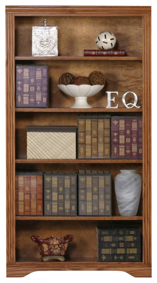Tall Oak Ridge Open Bookcase, Soft White Oak