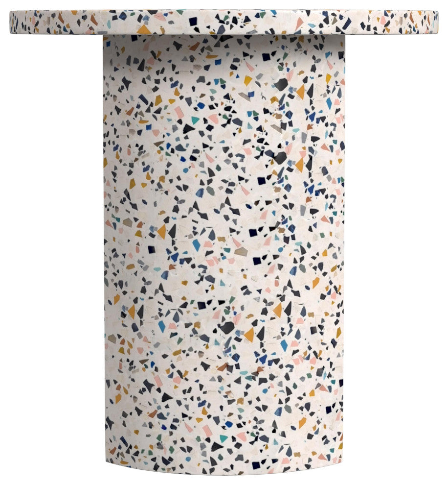 Siesta Outdoor Terrazzo Round Side Table