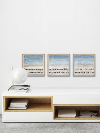 Take the Plunge Triptych, 3-Piece Set, 12x12 Panels