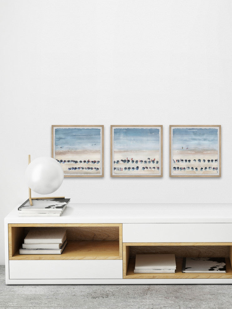 Take the Plunge Triptych, 3-Piece Set, 12x12 Panels