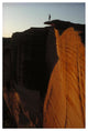 "Person standing atop Kings Canyon, Watarrka National Park" Paper Art, 42"x62"