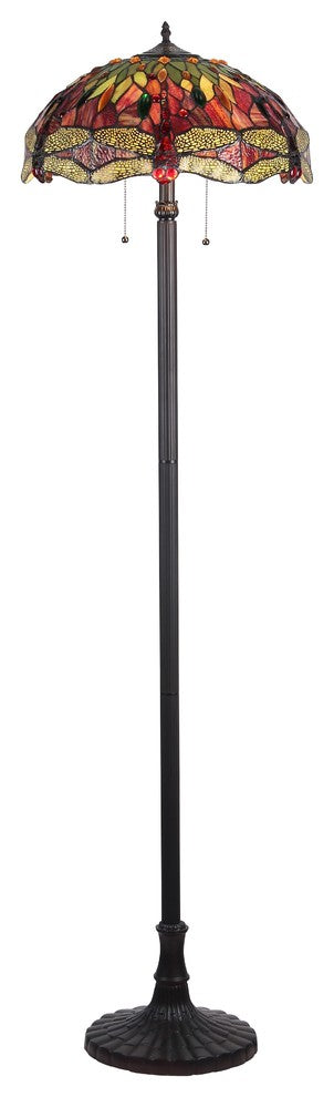 Empress 2-Light Dragonfly Floor Lamp