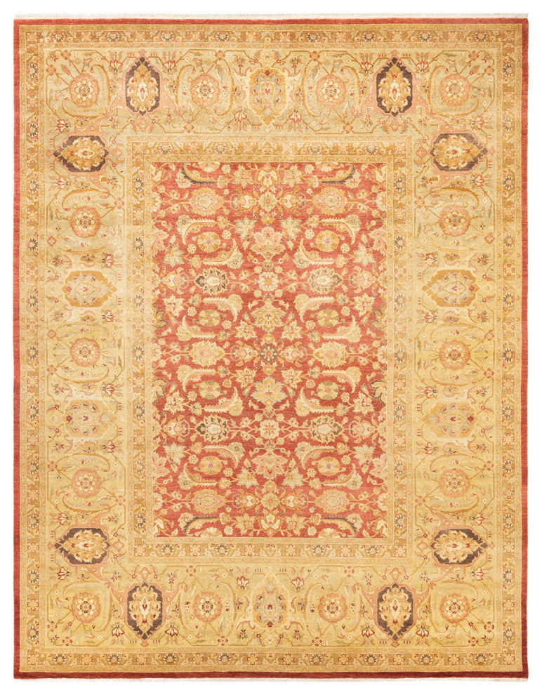 Mogul, One-of-a-Kind Hand-Knotted Area Rug Orange, 8'3"x10'7"