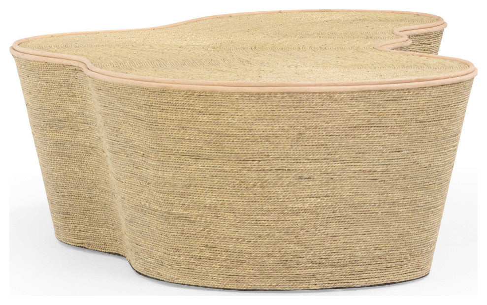 Slab Natural Seagrass Coffee Table