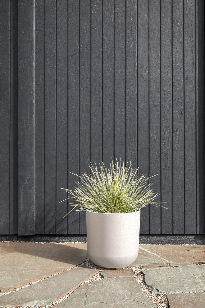 Pure Series Kona Planter, White, 15", 2 Pack