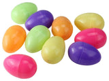 Assorted Multicolored Springtime Fillable Easter Eggs 3", 10-Piece Set