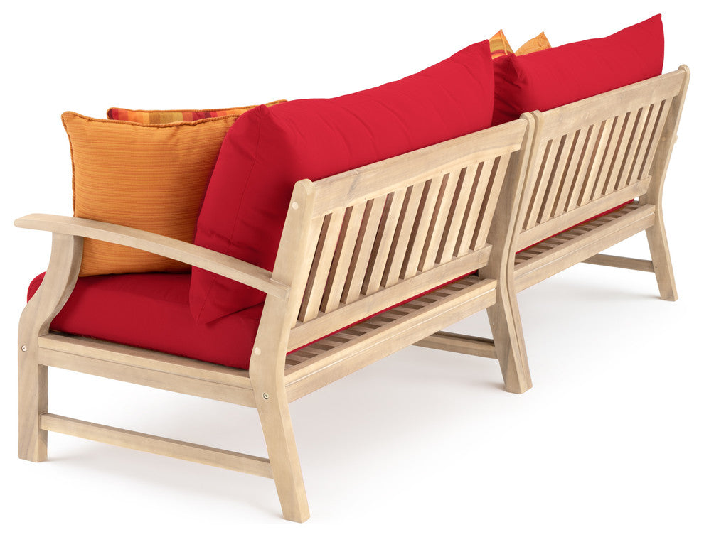 Kooper 9 Piece Outdoor Patio Piece Seating Set, Sunset