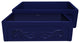 Whitehaus WHSIV3333-BLUE Glencove St. Ives 33" Front Apron Fireclay Sink