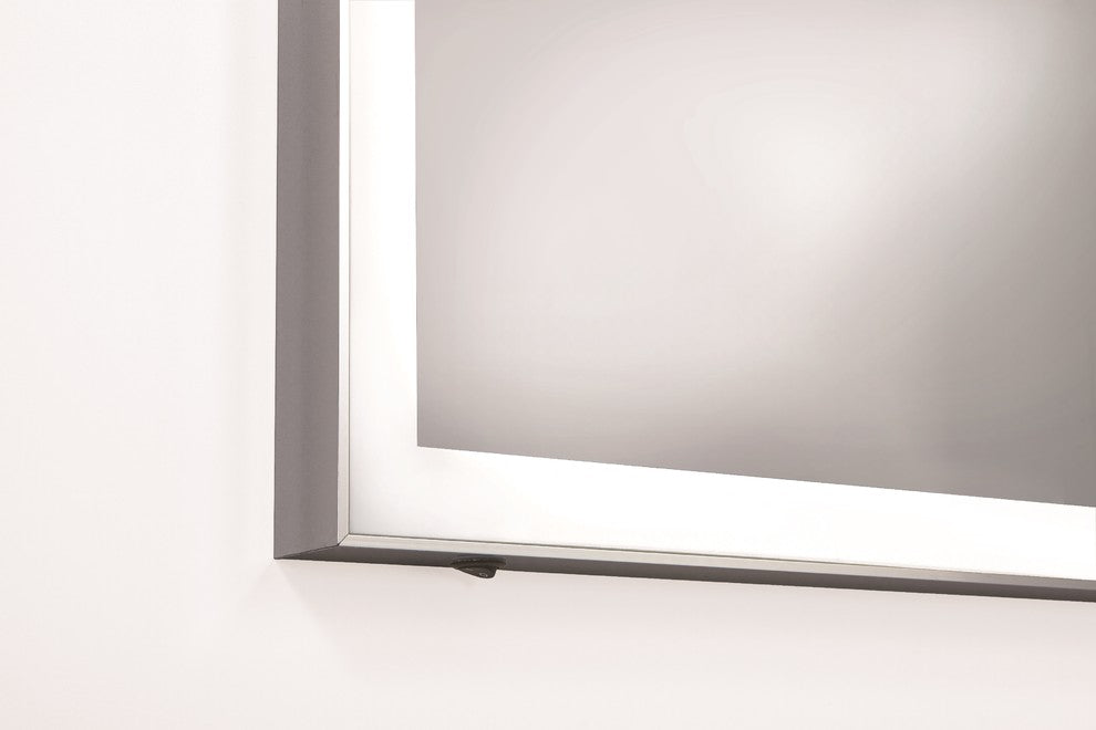 Illume LED Backlit Mirrors With Polished Trim, 24"x36"