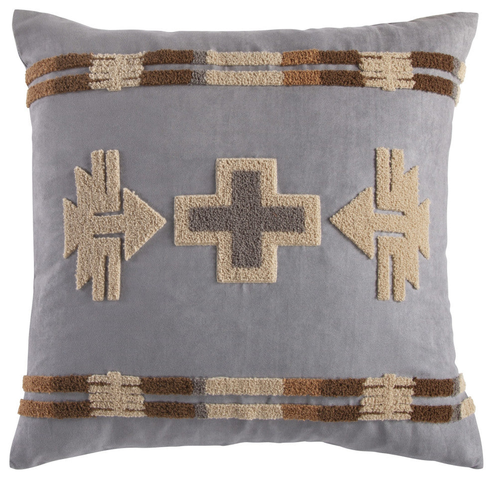 Southwest Crewel Embroidery Pillow