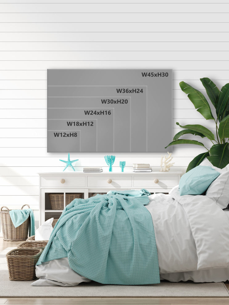 "Ocean Is Magical" Framed Painting Print, 18x12