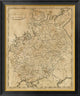 "Russia in Europe, 1812" Framed Canvas Giclee by Aaron Arrowsmith, 28x34"