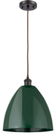 Innovations 516-1P-OB-MBD-12-GR-LED 1-Light Mini Pendant, Oil Rubbed Bronze
