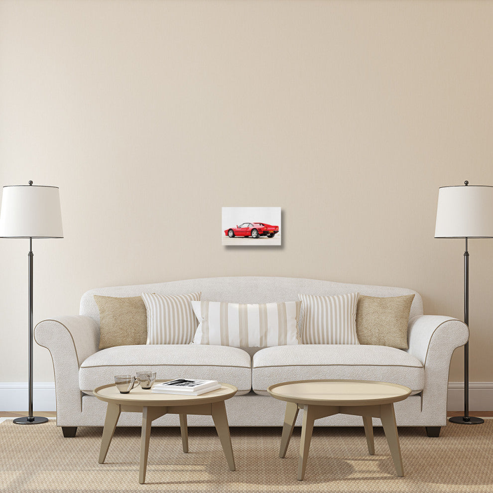 "1980 Ferrari 288 GTO Watercolor" Fine Art Print