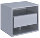 Cestino Nightstand, Gray