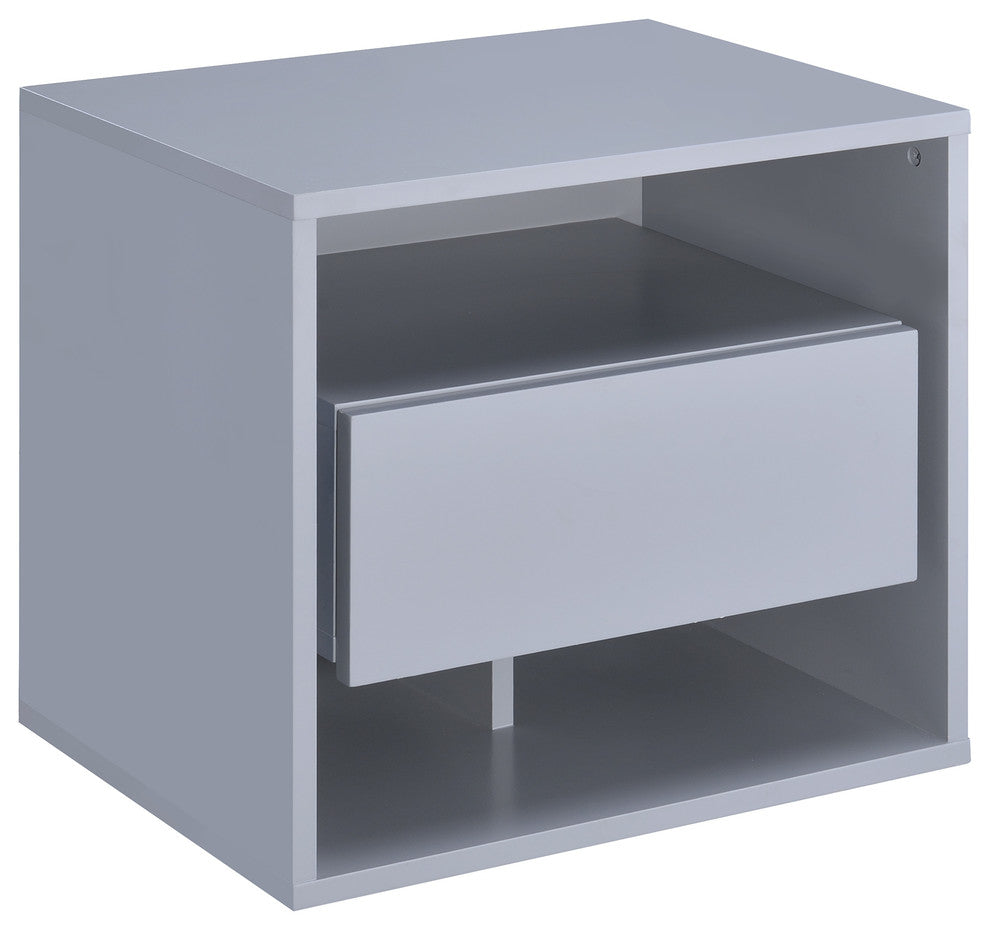 Cestino Nightstand, Gray
