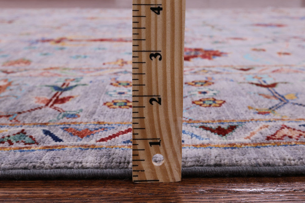 Hand Knotted Persian Tabriz Wool Rug 6' 0" X 9' 0" Q10569