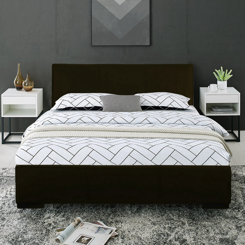 Camden Isle Abbey Black Bed, Queen