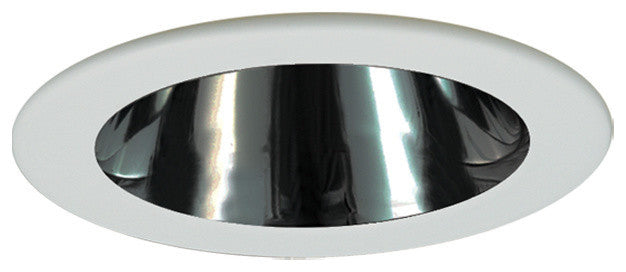 Trim With Adjustable Open Reflector, Chrome Reflector, Chrome Trim