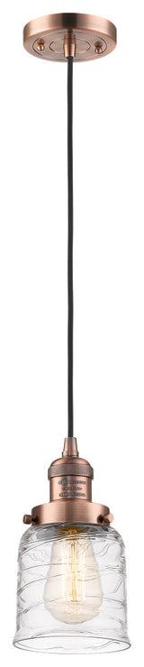 INNOVATIONS 201C-AC-G513 1-Light Mini Pendant Antique Copper