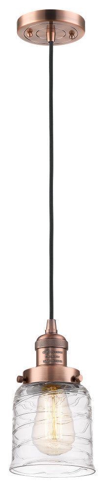 INNOVATIONS 201C-AC-G513 1-Light Mini Pendant Antique Copper