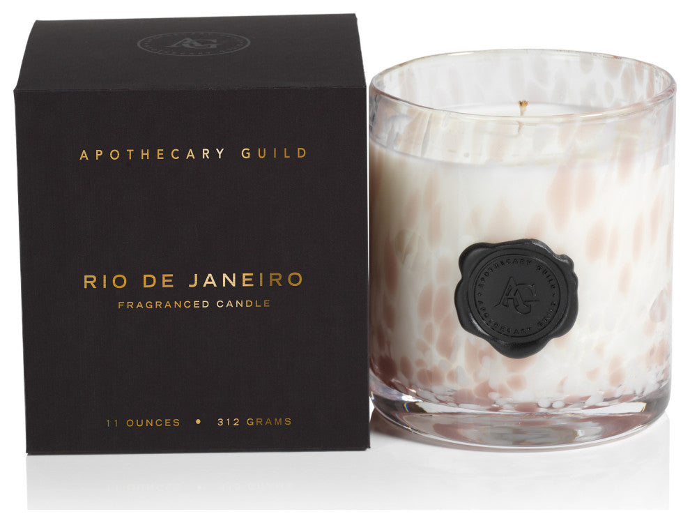 AG Opal Glass Candle Jar in Gift Box, Rio de Janeiro