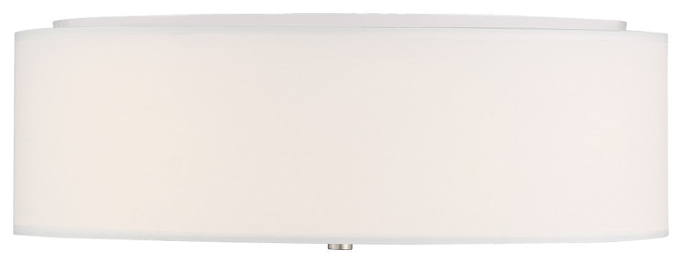 Access Mid Town 3-Light LED Flush Mount Brushed Steel
