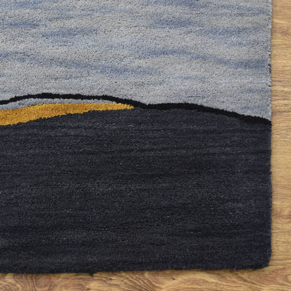 HAND TUFTED WOOL ECO-FRIENDLY AREA RUGS, Multicolor Color, Contemporary Design