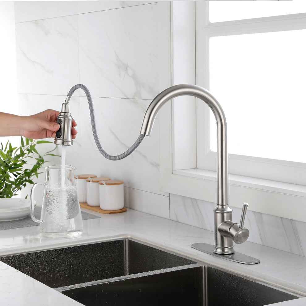 TATEUS Touch Kitchen Faucet with Pull Down Sprayer