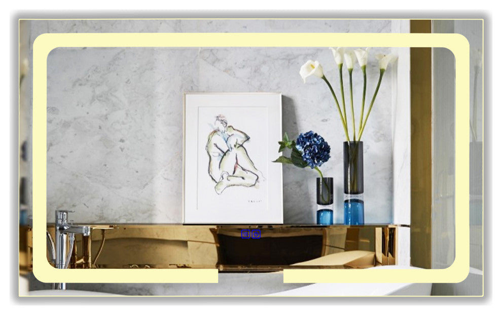 CHLOE Lighting LUMINOSITY Rectangular TouchScreen LED Mirror