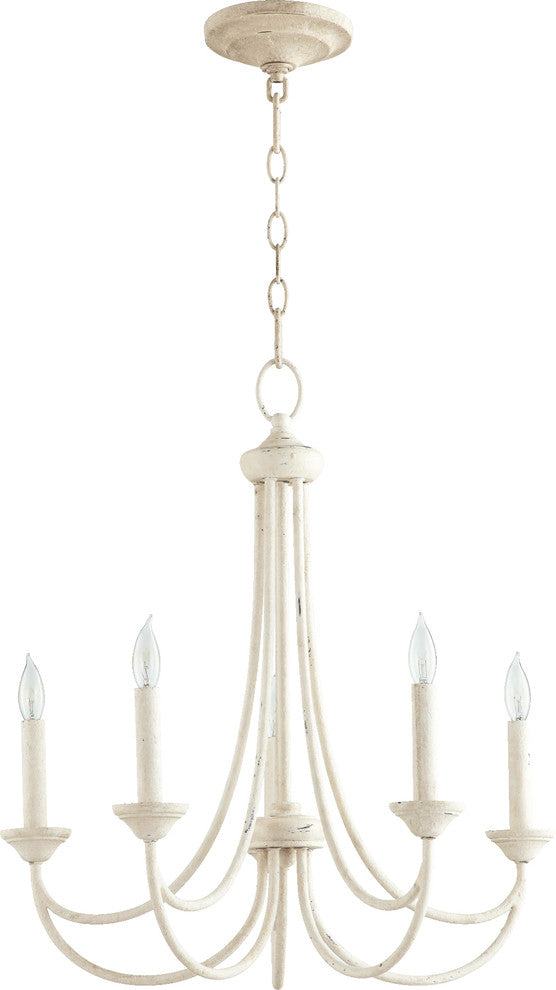 Brooks 5-Light Chandelier, Persian White