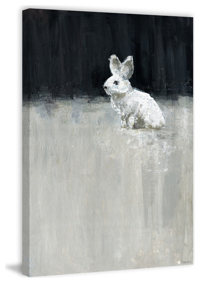 "Lonely Little Bunny" Painting Print on Wrapped Canvas, 40"x60"