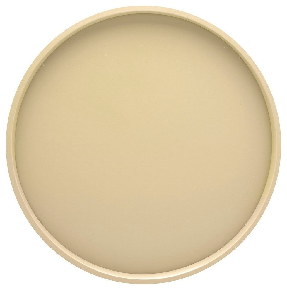 Ivory 14" Round Serving Tray
