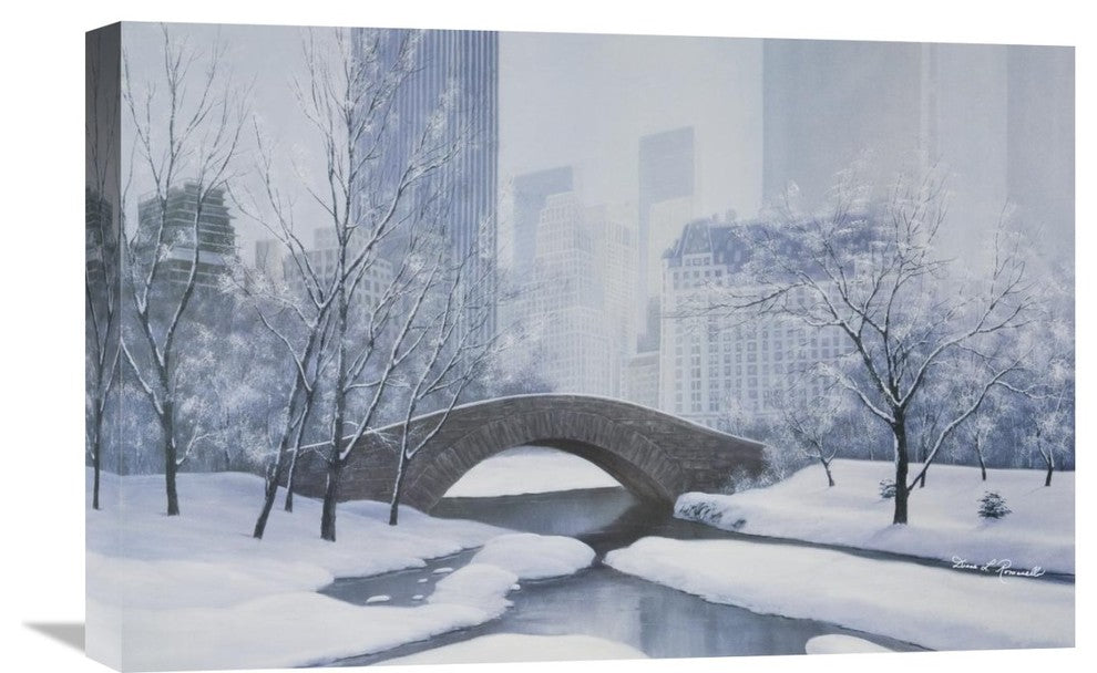 "The Plaza" Stretched Canvas Giclee by Diane Romanello, 24"x16"