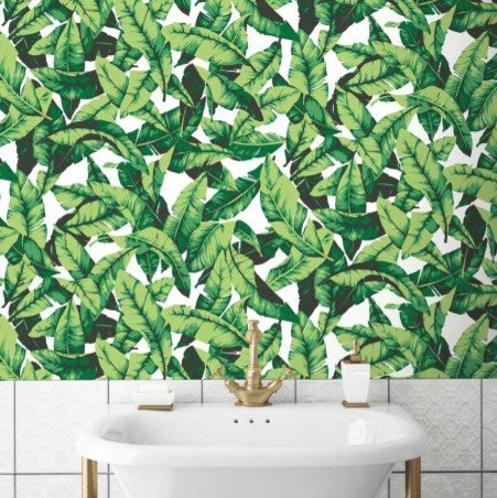 Palm Leaf Peel and Stick Wallpaper