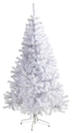 Nearly Natural 6' White Artificial Christmas Tree with 680 Bendable Branches