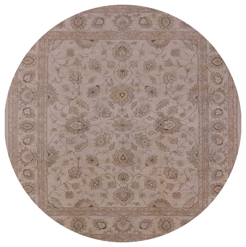 Ahgly Company Indoor Round Mid-Century Modern Area Rugs, 8' Round