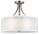 Generation Lighting Elmwood Park Three Light Semi-Flush Mount 7737303EN3-962