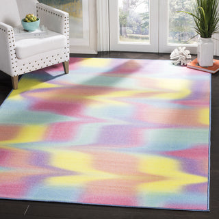 Safavieh Paint Brush Ptb117A Rug, Fuchsia/Yellow, 2'3"x8'