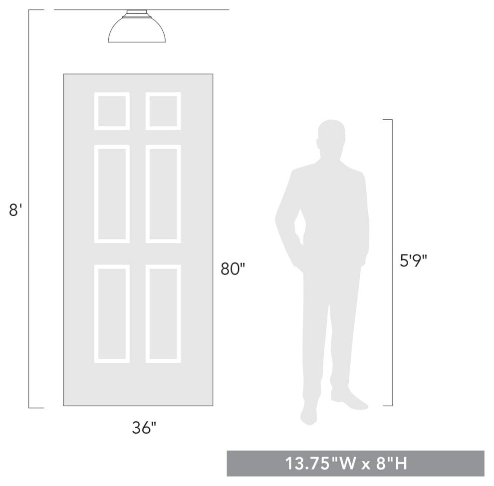 Zoey Flush Mount, Olympic Gold With White